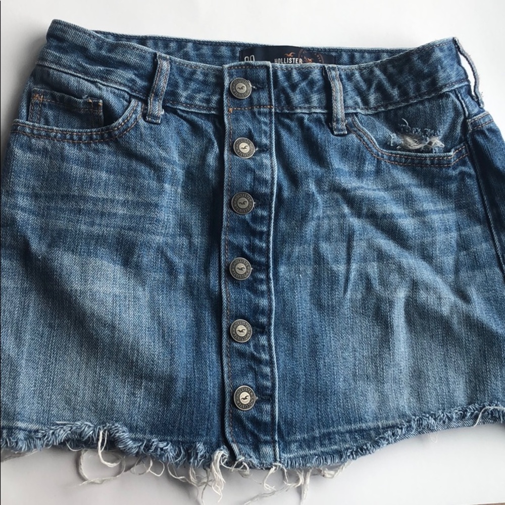 Hollister button skirt